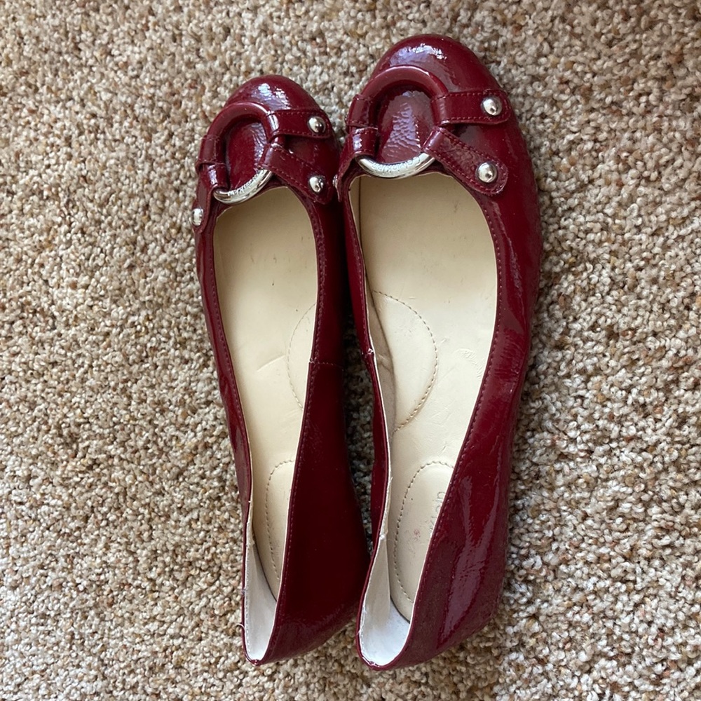 Calvin Klein Red Flats